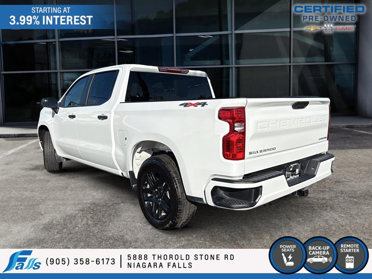 2024 Chevrolet Silverado 1500 Custom CREW,4X4,20'S Photo3