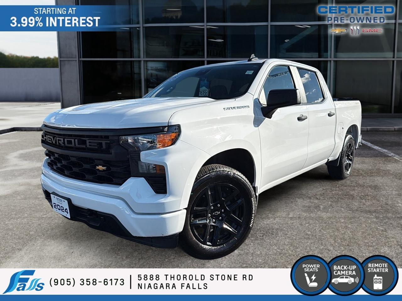 2024 Chevrolet Silverado 1500 Custom CREW,4X4,20'S Photo0