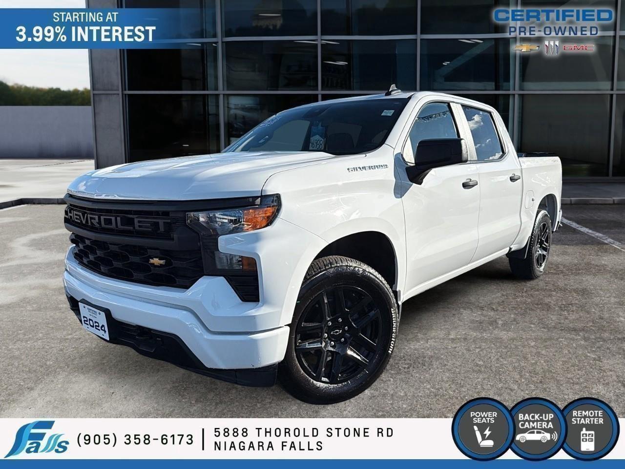2024 Chevrolet Silverado 1500 Custom CREW,4X4,20'S Photo0