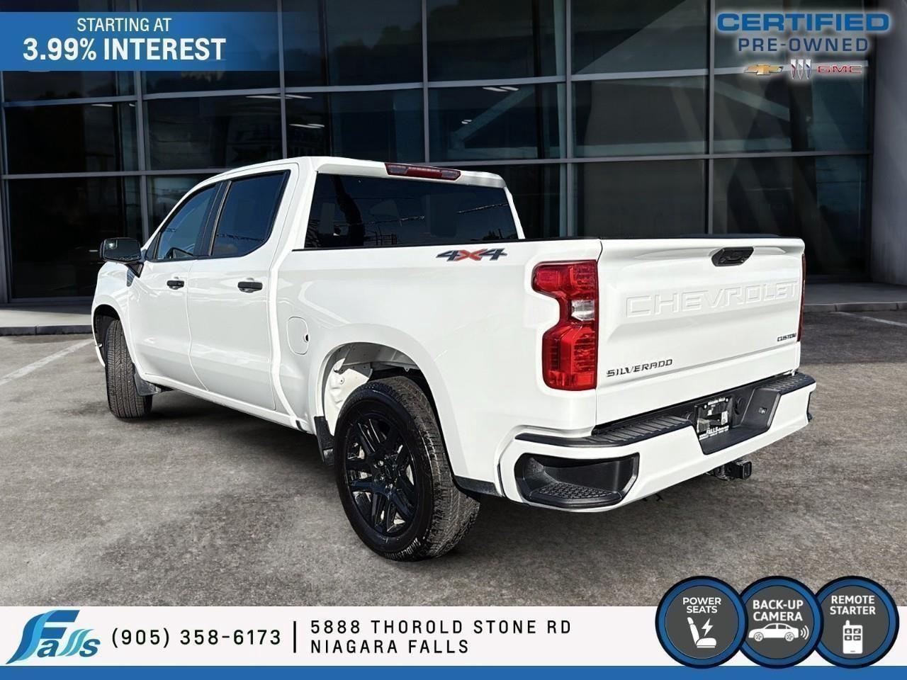 2024 Chevrolet Silverado 1500 Custom CREW,4X4,20'S Photo3