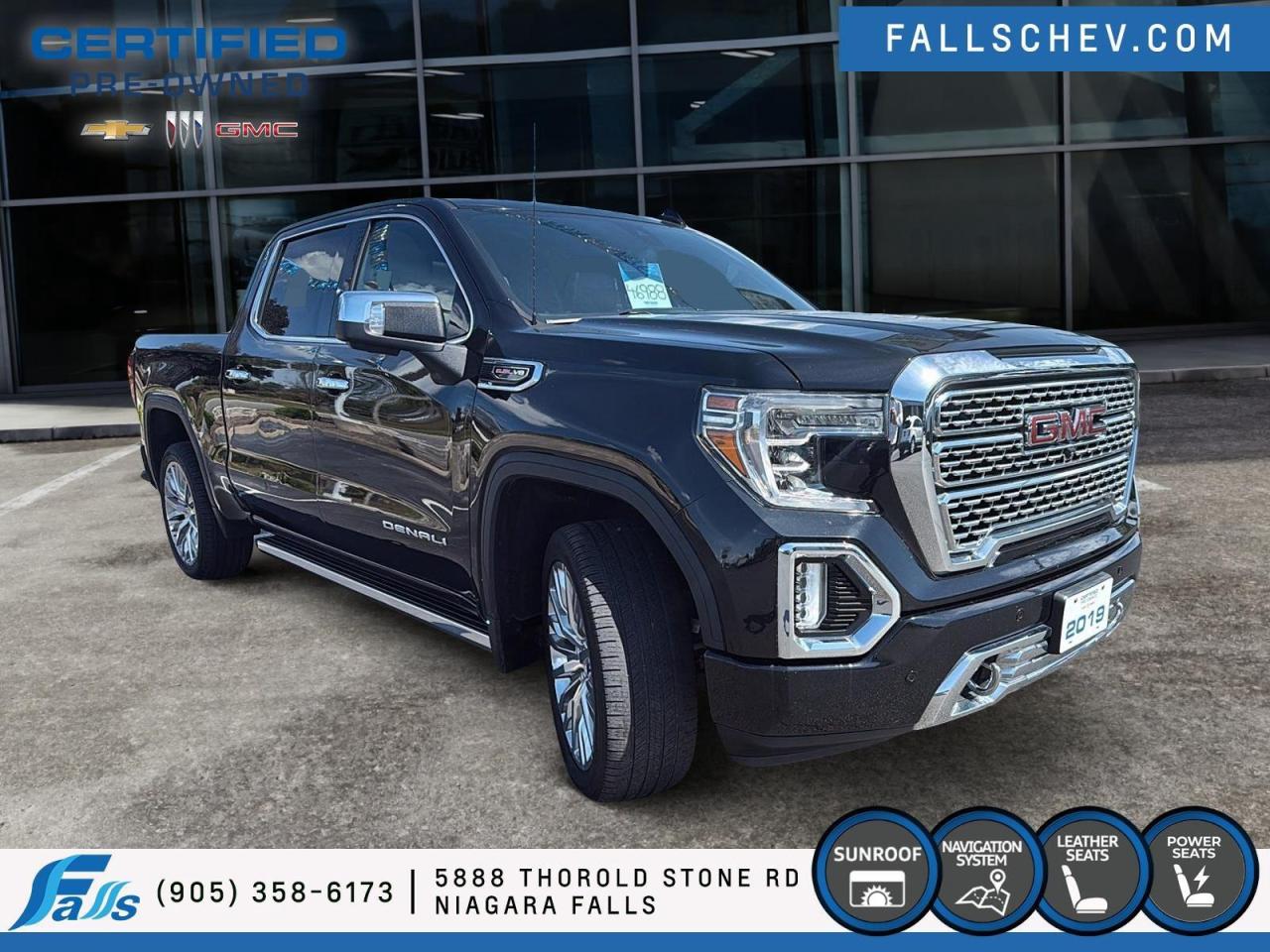 2019 GMC Sierra 1500 Denali LEATHER,NAV,SUNROOF,6.2L Photo
