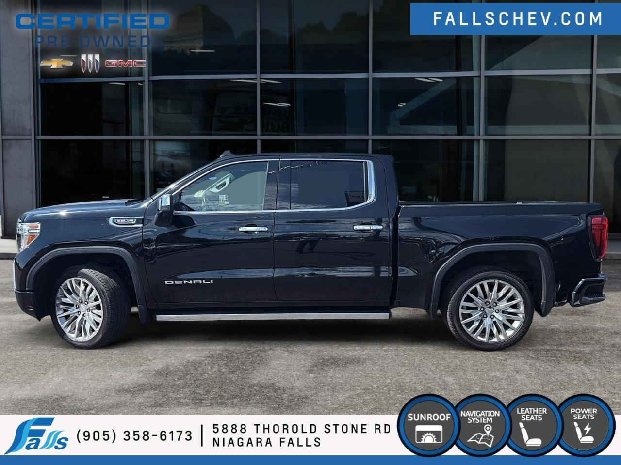 2019 GMC Sierra 1500 Denali LEATHER,NAV,SUNROOF,6.2L Photo3