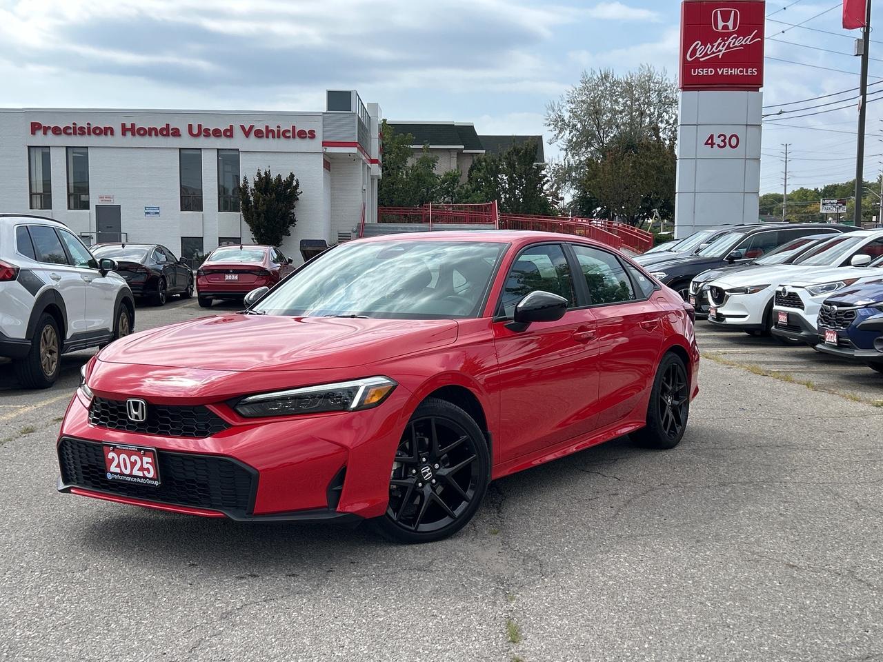 2025 Honda Civic Sedan Hybrid Sport Hybrid Sunroof CarPlay Heated Seats Like New Photo