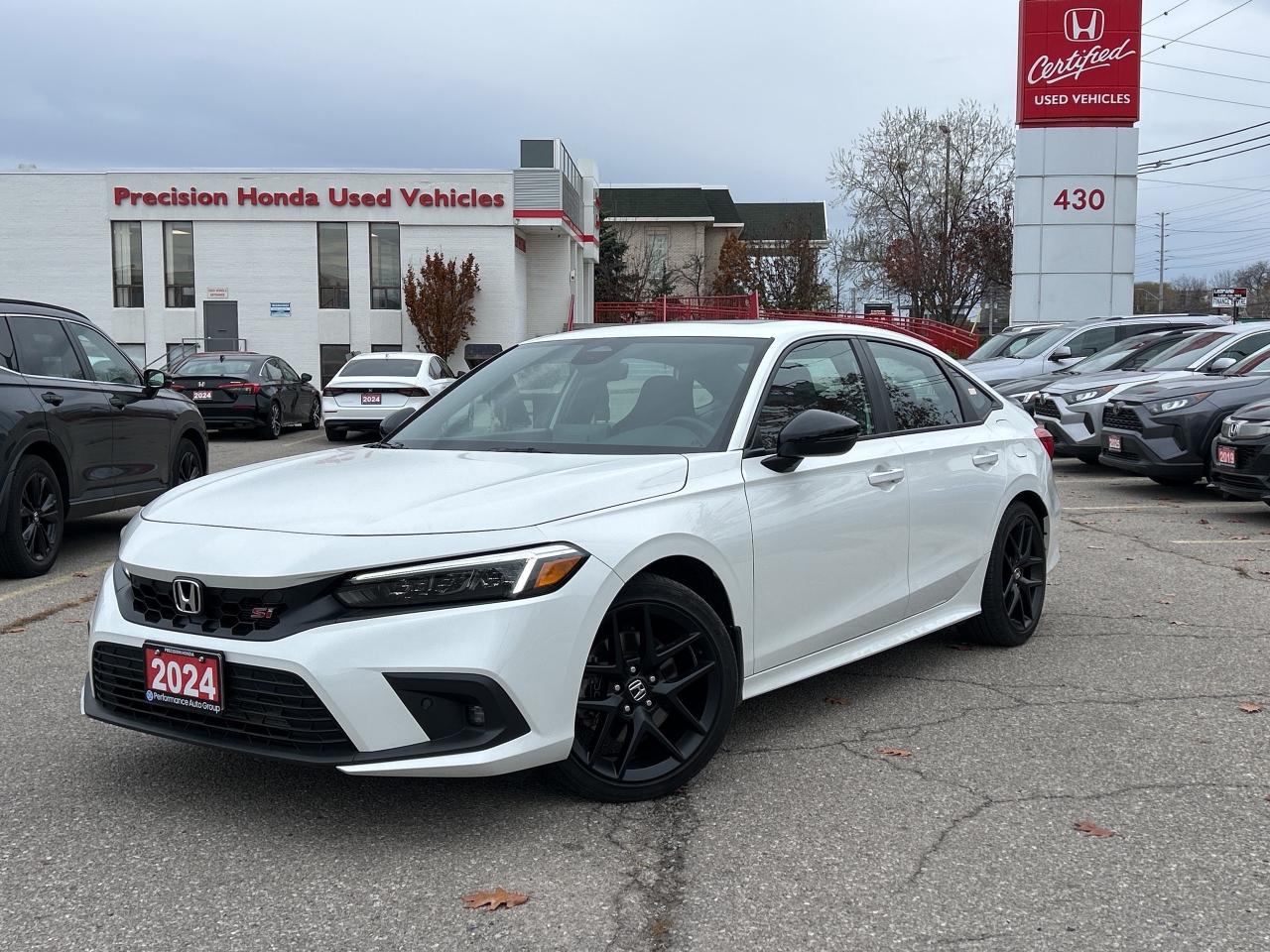 2024 Honda Civic Si Sedan Manual Sunroof CarPlay Wireless Charger Low Kms Photo