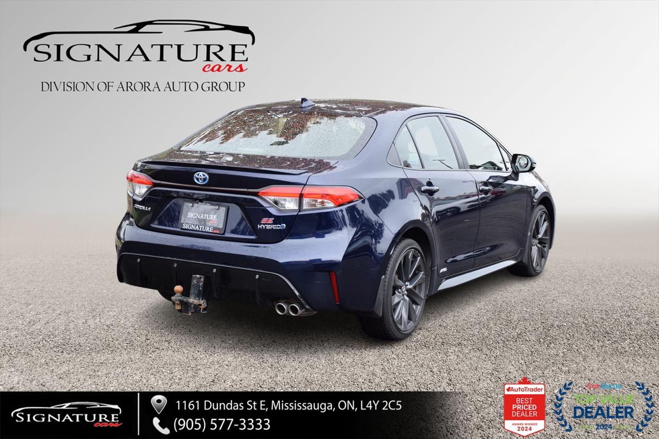 2023 Toyota Corolla Hybrid SE AWD / NO ACCIDENT / SUNROOF / CARPLAY / BSM Photo3