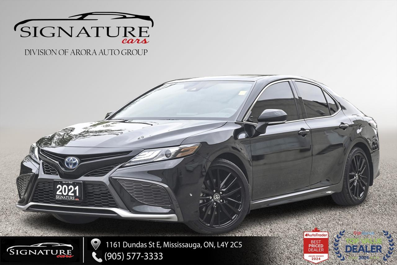 2021 Toyota Camry HYBRID XSE / NO ACCIDENT / SUNROOF / LEATHER/CARPLAY/BSM Photo