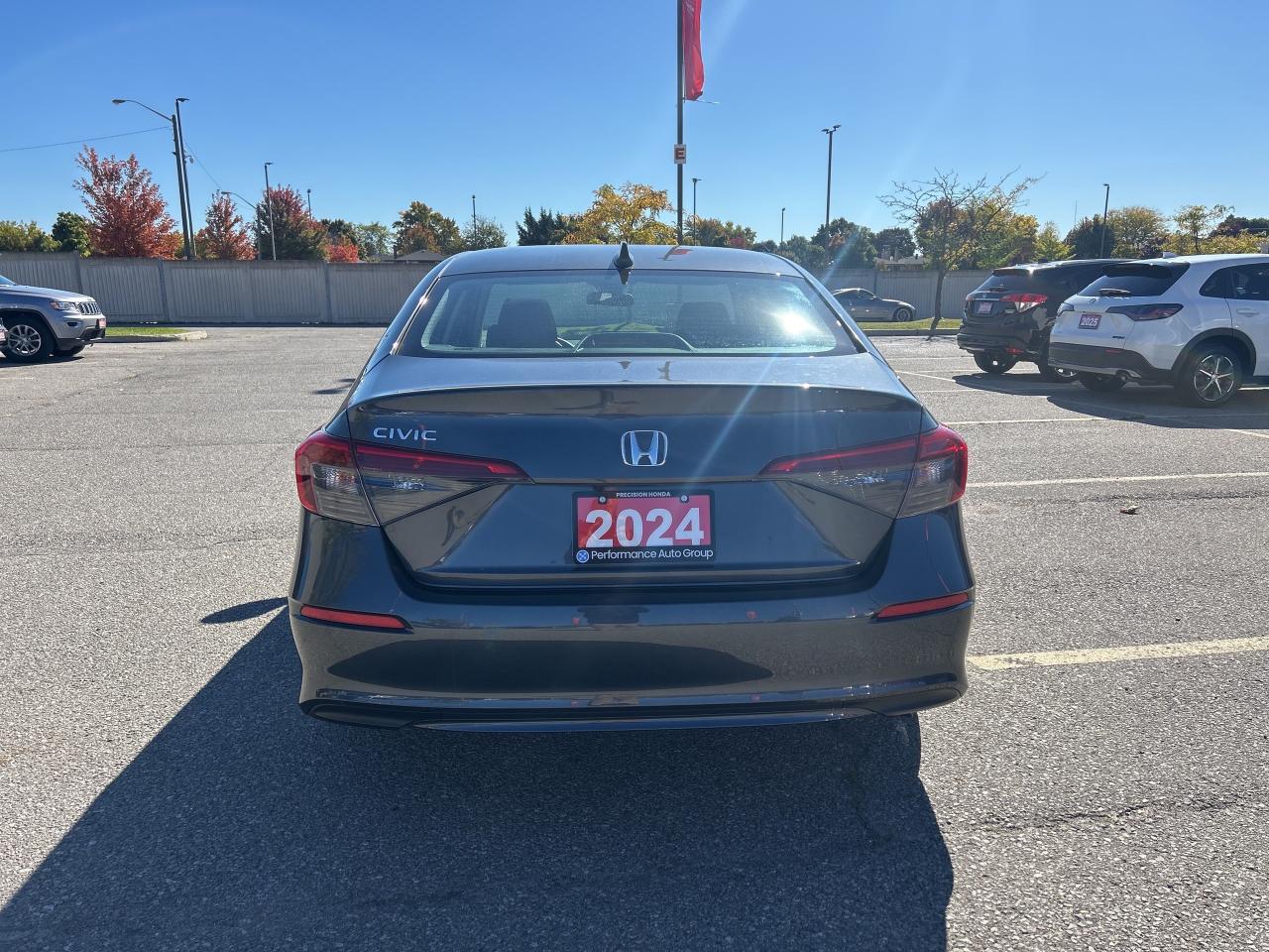 2024 Honda Civic Sedan EX  Sunroof  CarPlay  Rear Camera 2 Sets of tires Photo4