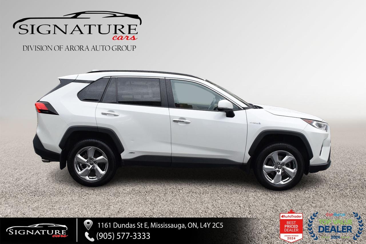 2021 Toyota RAV4 Hybrid LIMITED AWD / SUNROOF /LEATHER/ NAVI/CARPLAY/BSM Photo