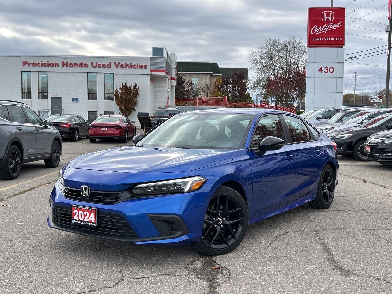 2024 Honda Civic Sedan Sport CarPlay Rear Cam Sunroof Heated Seats Photo