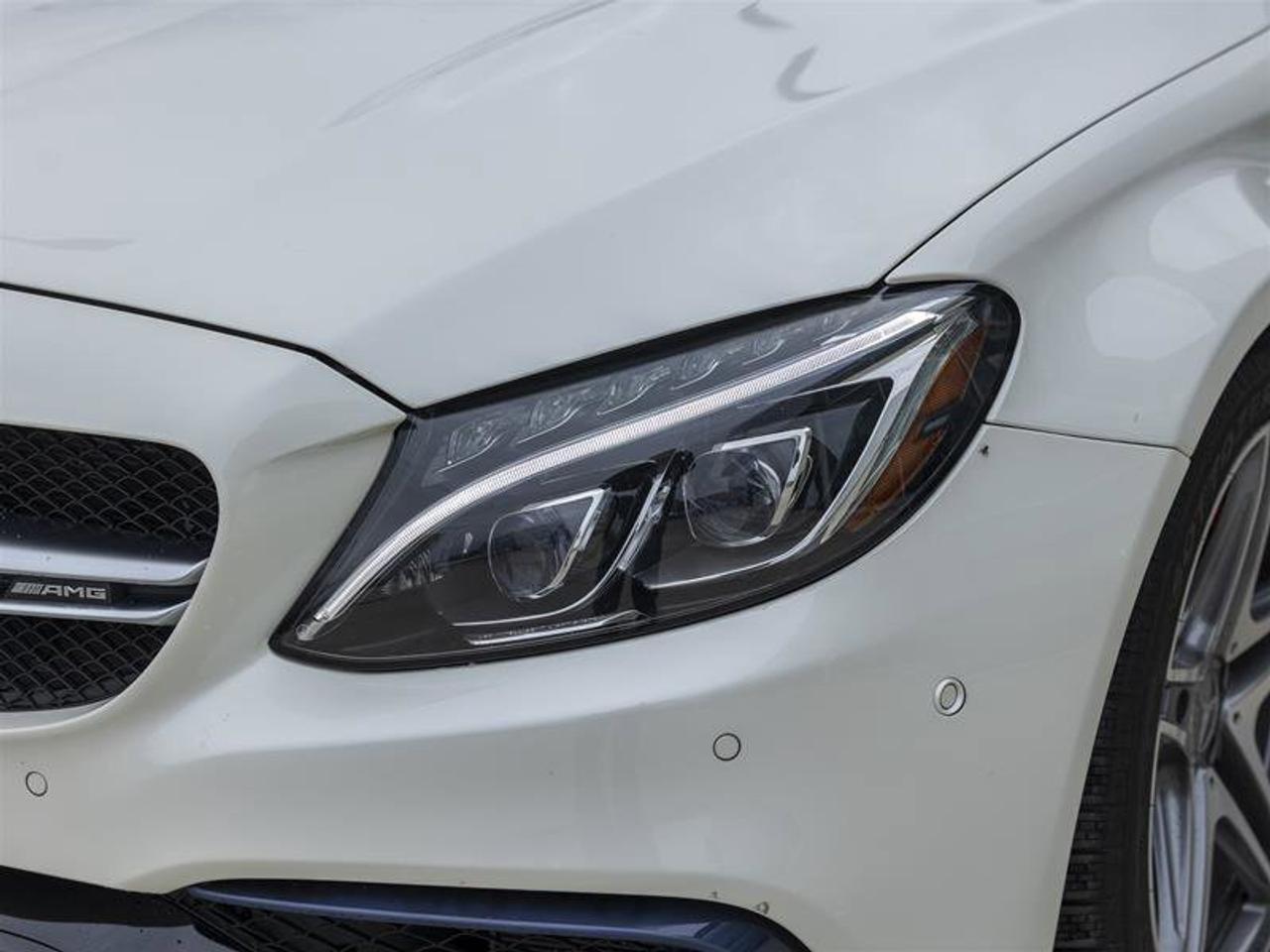 2018 Mercedes-Benz C-Class AMG C 63 S White Photo