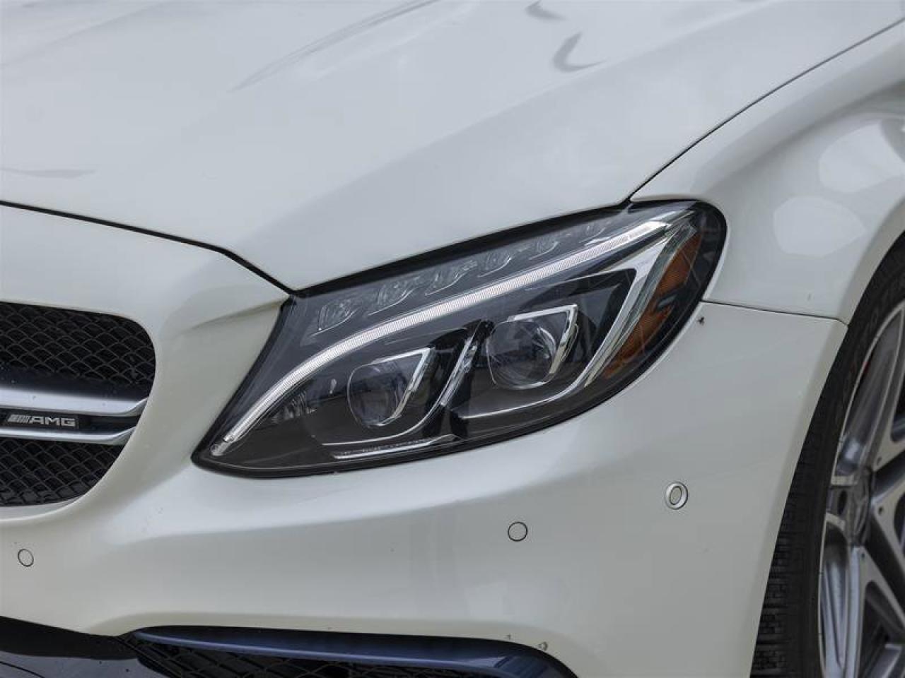 2018 Mercedes-Benz C-Class AMG C 63 S White Photo2