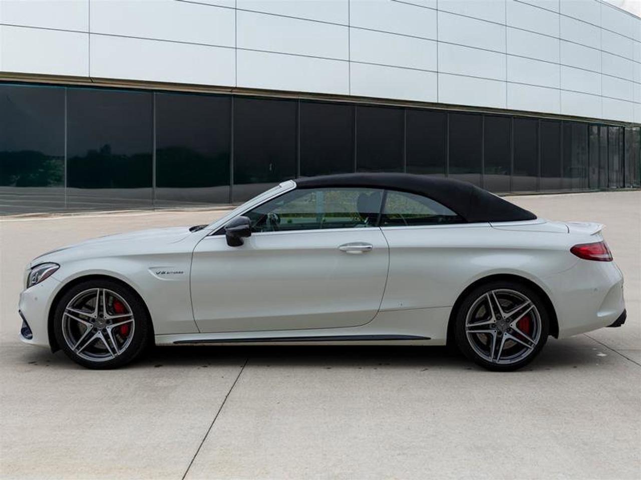2018 Mercedes-Benz C-Class AMG C 63 S White Photo