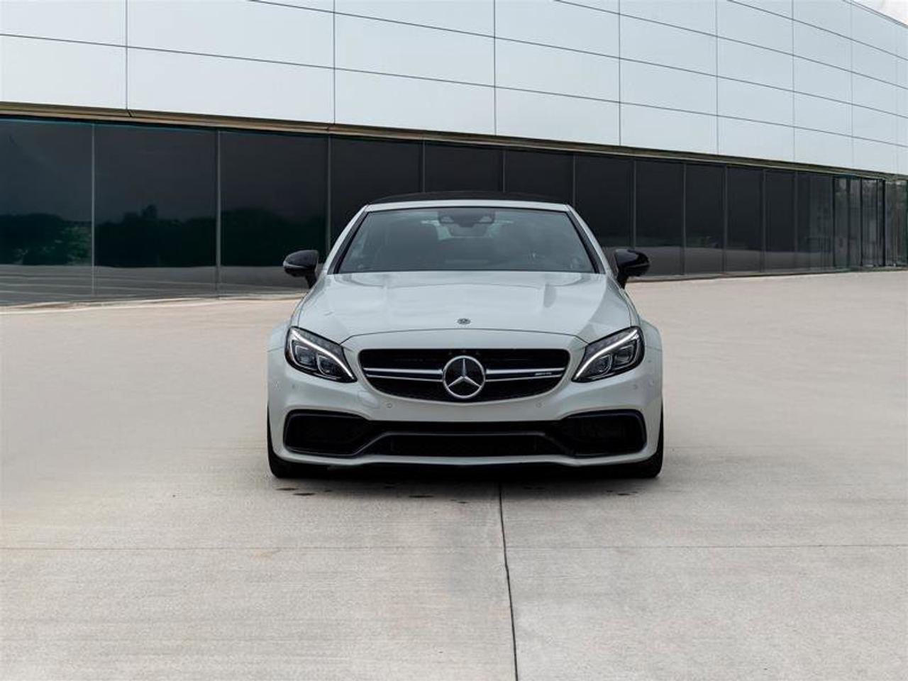 2018 Mercedes-Benz C-Class AMG C 63 S White Photo1