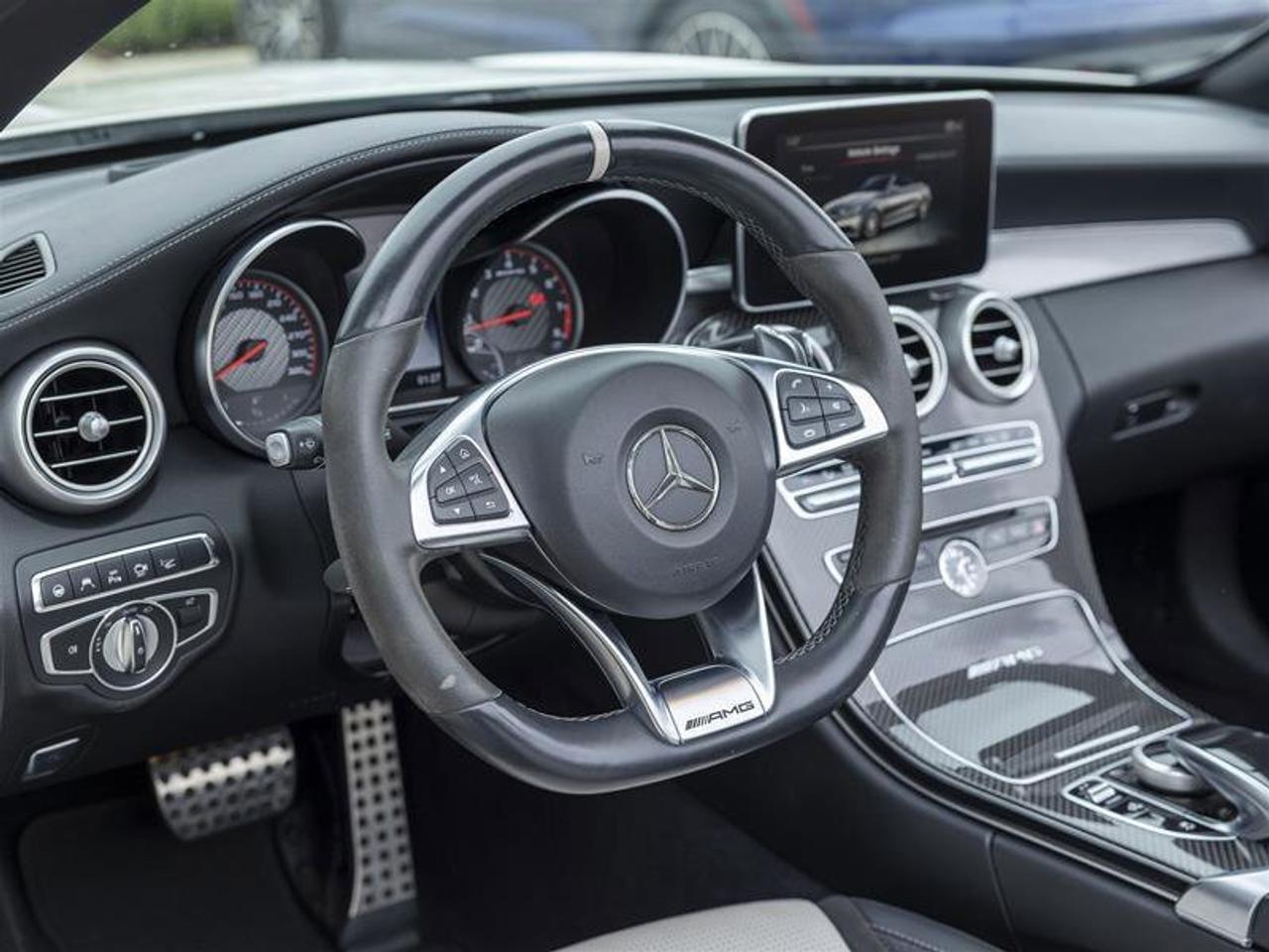 2018 Mercedes-Benz C-Class AMG C 63 S White Photo