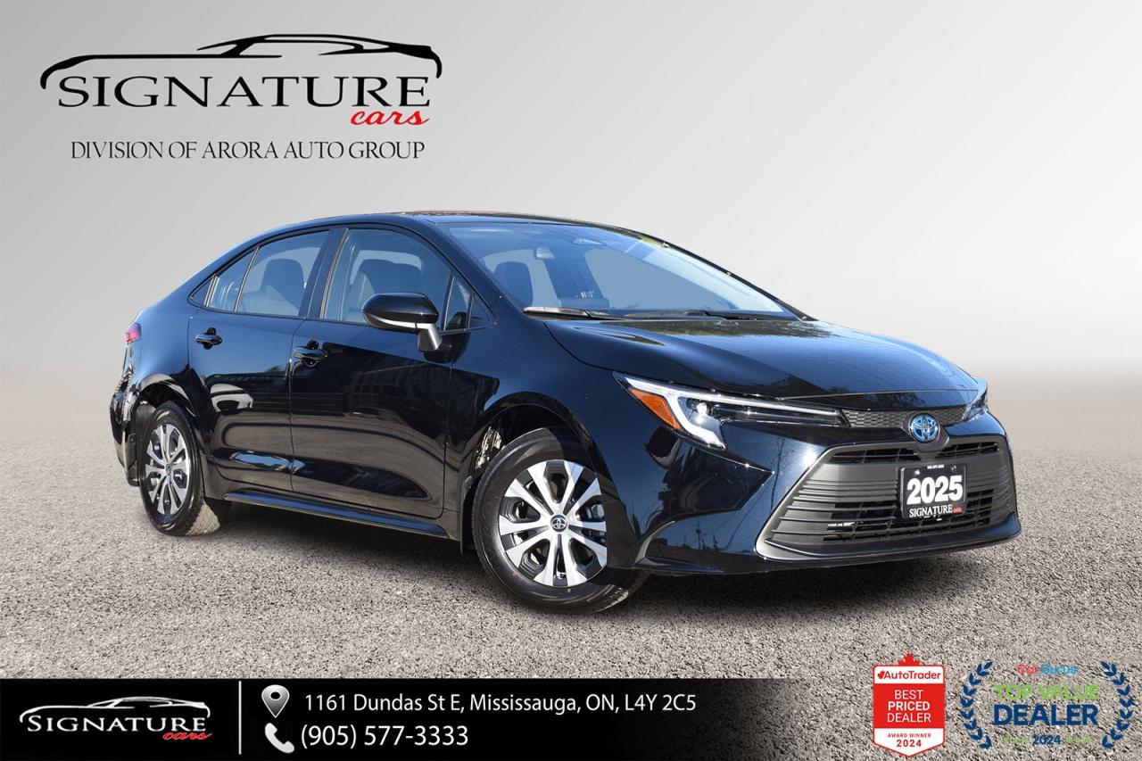 2025 Toyota Corolla Hybrid LE / CLEAN CARFAX / CARPLAY / BSM/HTD SEATS/ALLOYS Photo0