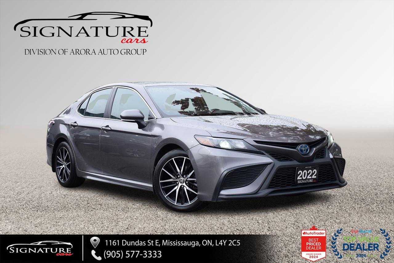 2022 Toyota Camry HYBRID SE / NO ACCIDENT / SUNROOF / LEATHER /CARPLAY/BSM Photo0