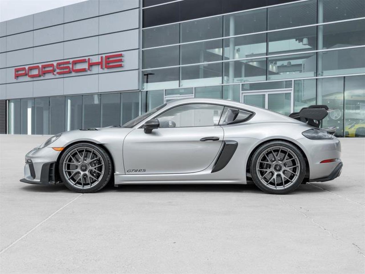 2025 Porsche 718 Cayman GT4 RS Coupe CPO Magnesium Wheels Front Axle Lift Photo2