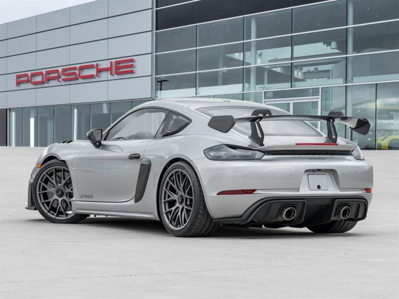 2025 Porsche 718 Cayman GT4 RS Coupe CPO Magnesium Wheels Front Axle Lift Photo3