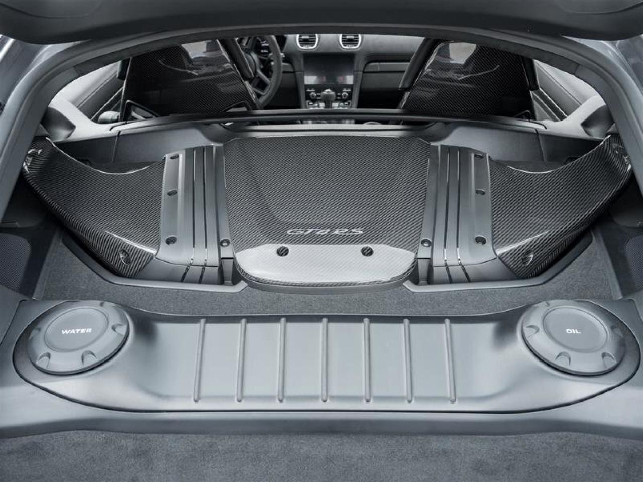 2025 Porsche 718 Cayman GT4 RS Coupe CPO Magnesium Wheels Front Axle Lift Photo