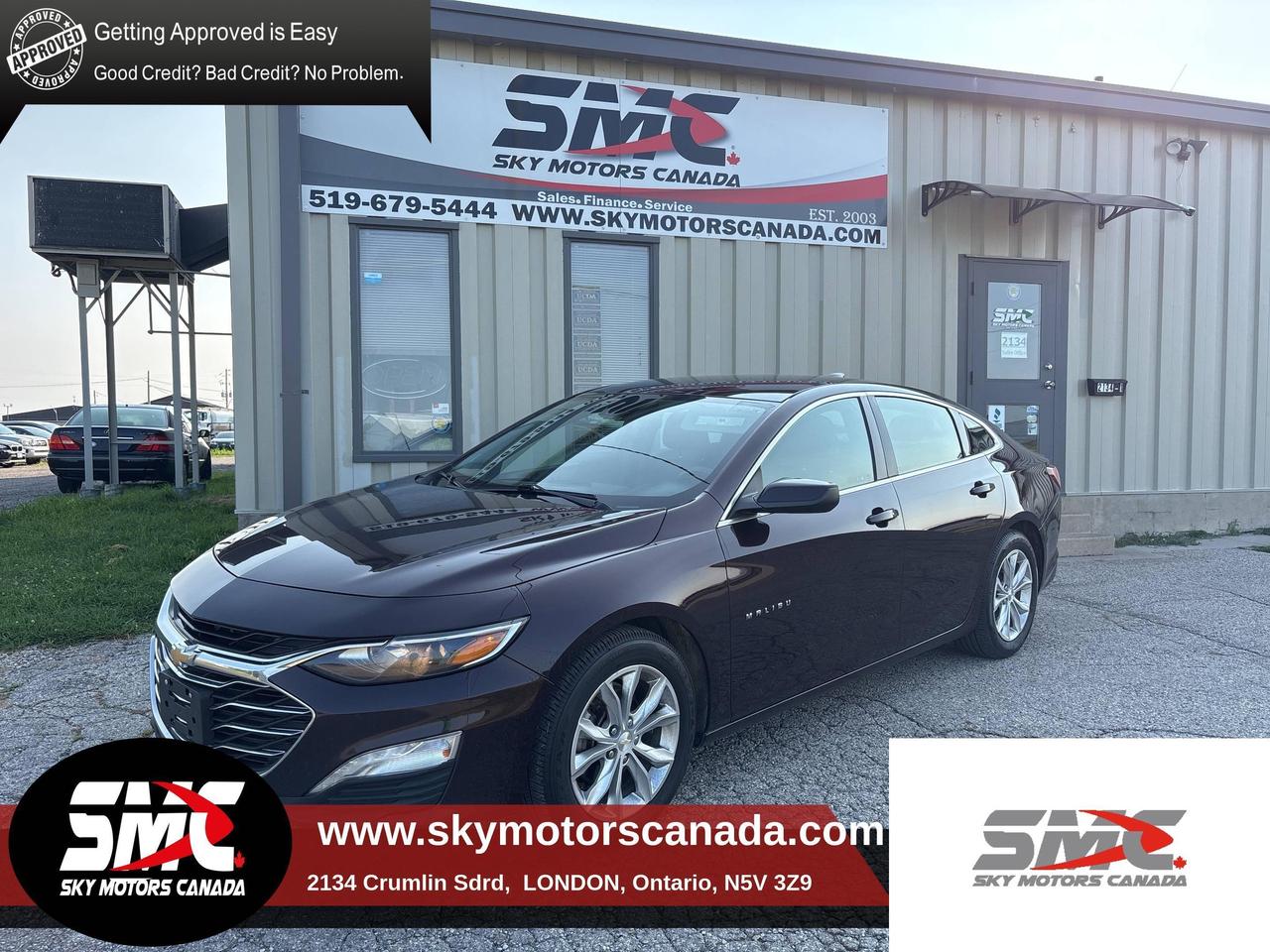 2021 Chevrolet Malibu LT, Apple Carplay! Photo0