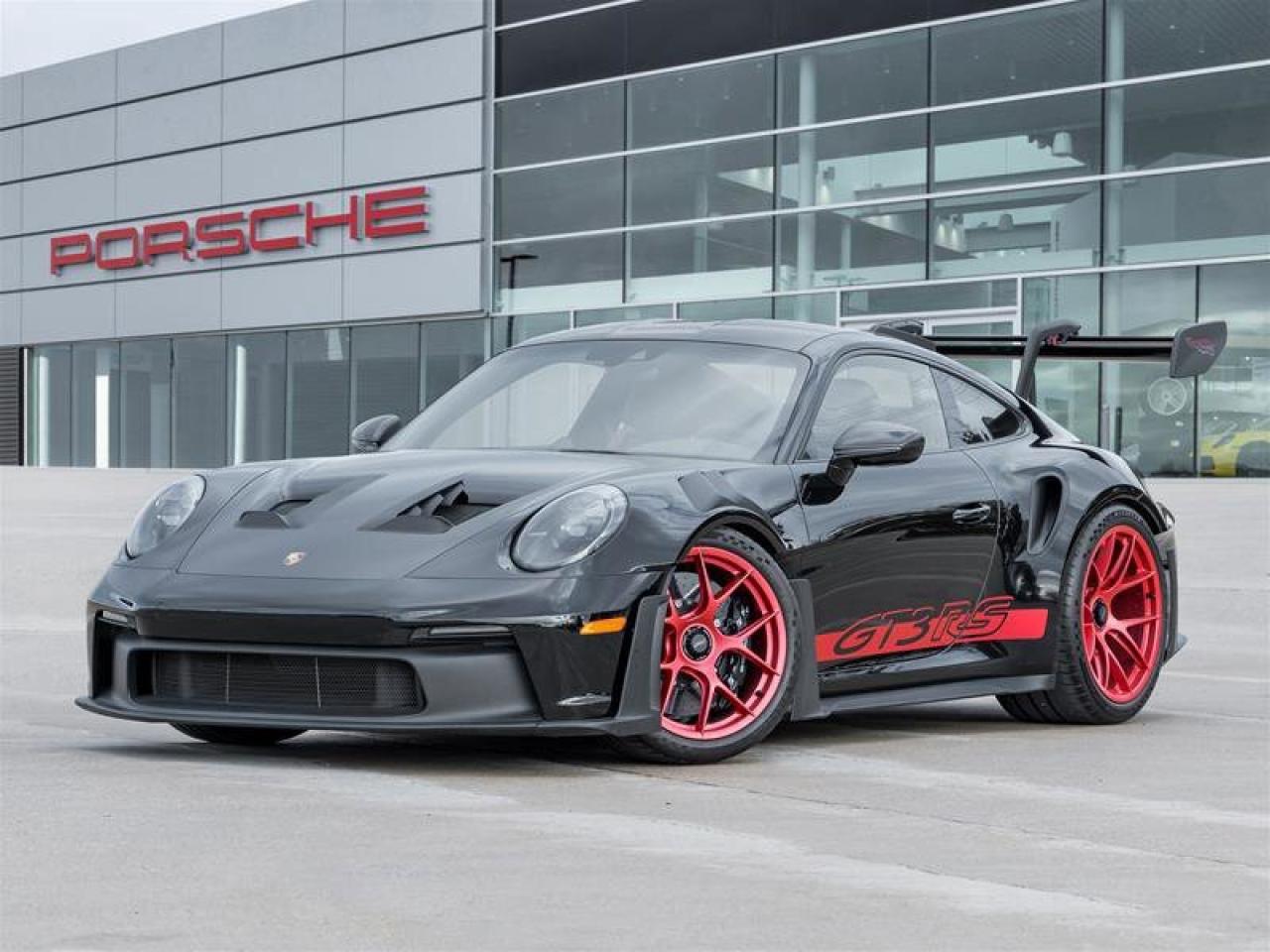 2025 Porsche 911 GT3 RS PCCB w/Calipers in High Gloss Black Front A Photo0