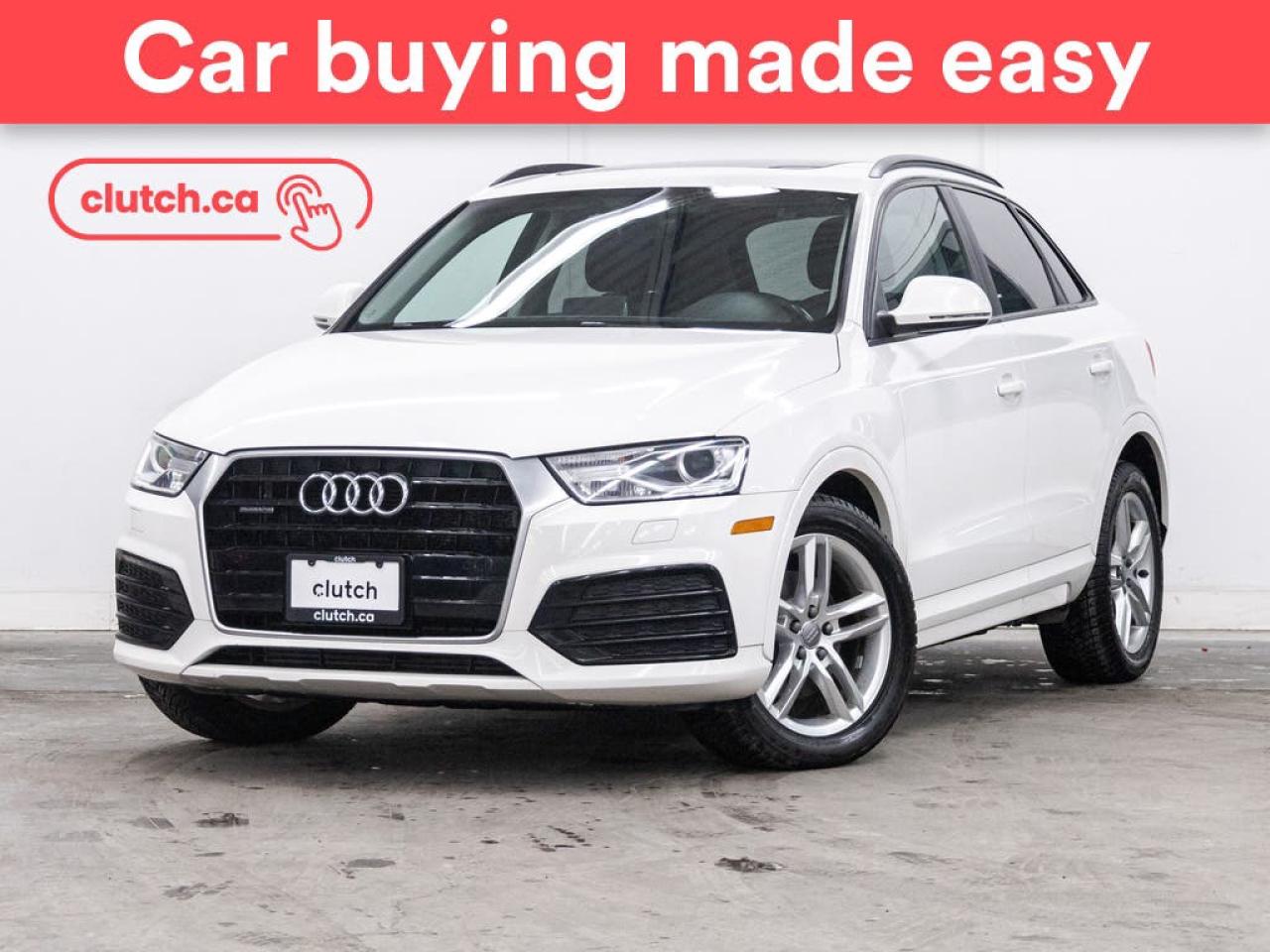 Used 2018 Audi Q3 Komfort AWD w/ Front Heated Seats, Rearview Cam, Climate Control for sale in Toronto, ON