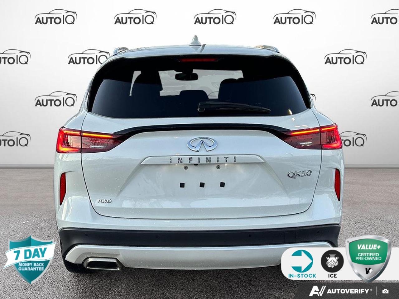 2022 Infiniti QX50 LUXE I-LINE AWD LEATHER SUNROOF NO ACCIDENTS CERTIFIED Photo4