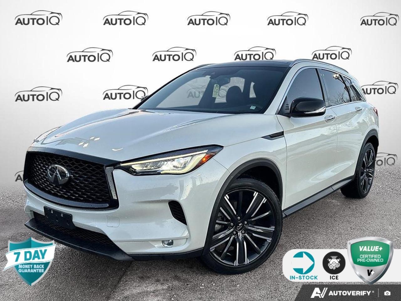 Used 2022 Infiniti QX50 LUXE I-LINE AWD LEATHER SUNROOF NO ACCIDENTS CERTIFIED for sale in Hamilton, ON