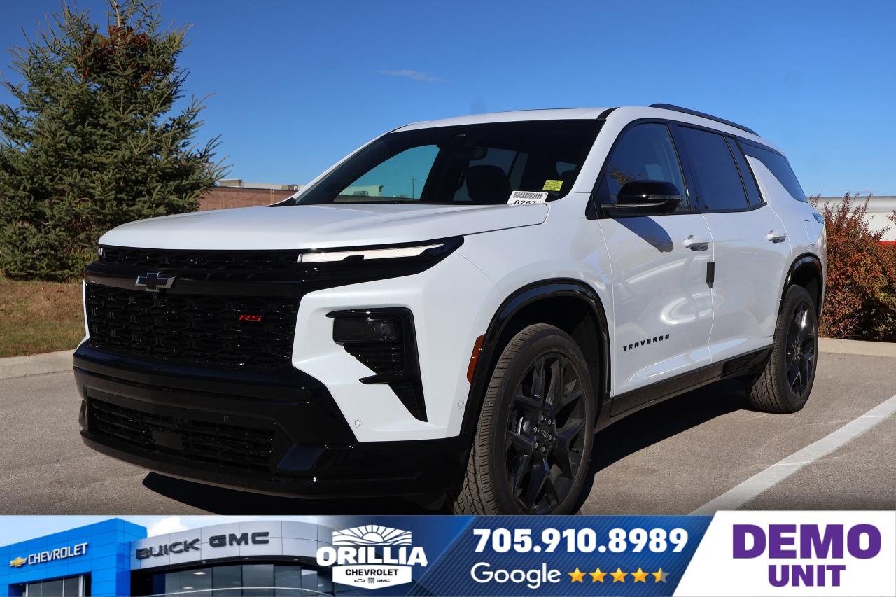 Special Code: DEMO221Heated Steering Wheel | Power Adjustable Seat | Driver Memory Seat | Leather-like Interior | All-Wheel Drive

The 2026 Chevrolet Traverse is a previously owned midsize SUV designed to meet the needs of Canadian families and drivers who value spaciousness, versatility, and confident all-weather capability. With its four-door body style and all-wheel drive, this Traverse offers a balanced blend of comfort and ruggedness, ideal for navigating urban streets or venturing into snowy or wet conditions common across Canada.

Under the hood, the Traverse is powered by a refined 2.5-litre inline four-cylinder gasoline engine paired with an automatic transmission. This combination delivers smooth acceleration and reliable performance, while the all-wheel-drive system enhances traction and stability on slippery roads. Whether commuting through winter storms or cruising on highways, the powertrain provides a composed and efficient driving experience tailored to Canadian climates.

Inside, the Traverse boasts a leather-trimmed interior with heated bucket seats and memory settings for the drivers seat, ensuring personalized comfort on every journey. Dual-zone climate control and rear air and heat vents maintain a pleasant cabin environment for all passengers, regardless of the season. Technology features such as a premium audio system, satellite radio, and keyless entry add convenience and entertainment, while power windows, locks, and a power liftgate simplify everyday usability.

Safety and driver assistance are priorities in this model, with adaptive cruise control, lane departure warning, and reverse park assist helping to reduce stress and increase confidence behind the wheel. Additional features like rain-sensing wipers, automatic headlamps, and privacy glass contribute to enhanced visibility and security in varying weather conditions. The tow package expands the vehicles practicality for hauling trailers or recreational gear, supporting active Canadian lifestyles.

Overall, the 2026 Chevrolet Traverse combines thoughtful design, advanced features, and dependable performance in a well-rounded package. Its spacious interior and suite of comfort and safety technologies make it a compelling choice for those seeking a capable SUV that adapts well to the demands of Canadian driving.

Specifications
2.5L Gasoline Inline-4 Engine with Automatic Transmission
All-Wheel Drive for enhanced traction in all seasons
Leather Interior with Heated and Memory Power Seats
Advanced Safety with Adaptive Cruise Control and Lane Departure Warning
Tow Package for added versatility and utility