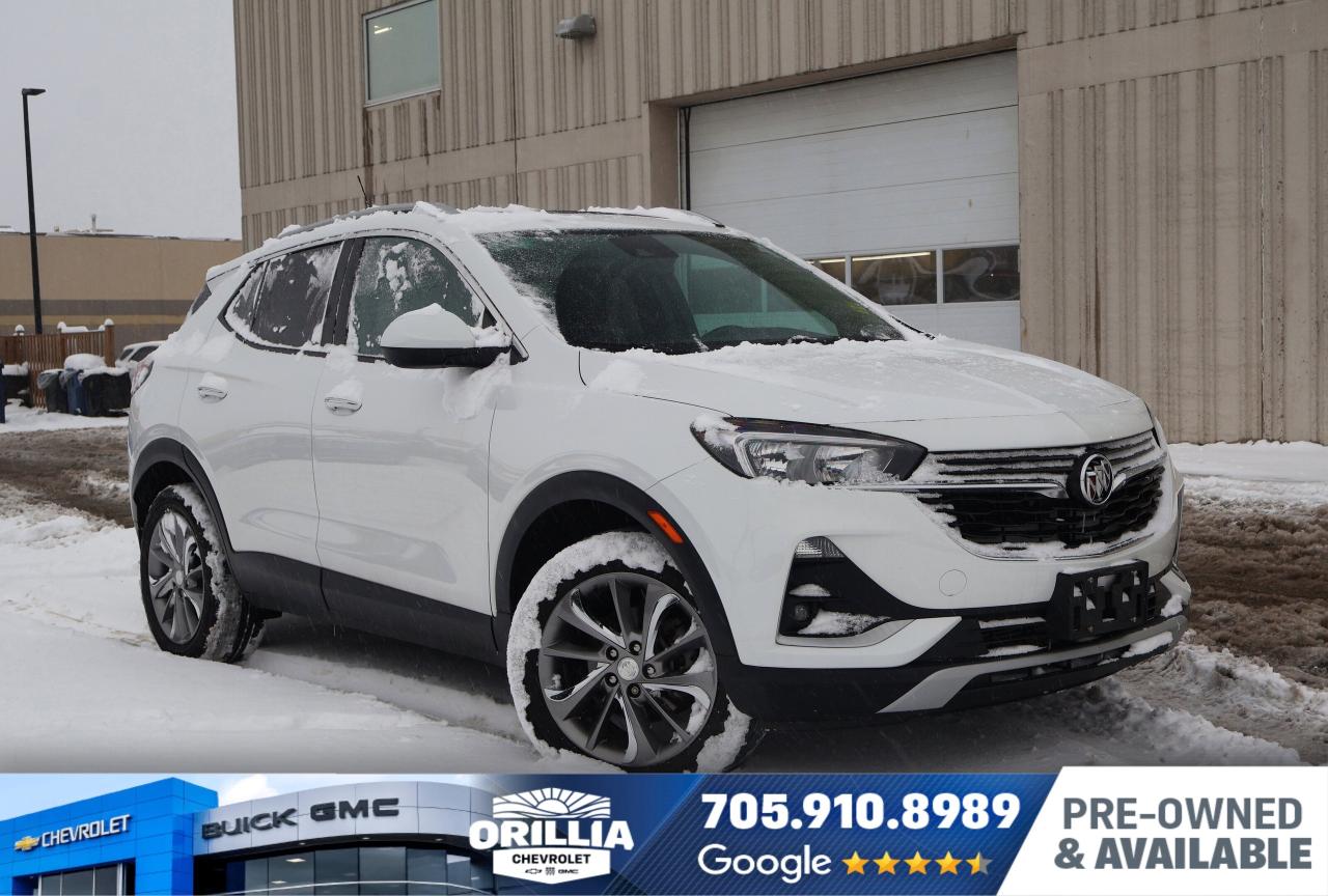 The 2022 Buick Encore GX Select is a versatile and stylish compact SUV ideal for drivers in Orillia, Simcoe County, Cottage Country, and Lake Country seeking a perfect combination of performance, comfort, and technology. Powered by a 1.3L Turbo ECOTEC engine delivering 155 horsepower and 174 lb-ft of torque, this SUV offers responsive handling and confident driving in both city streets and rugged country roads. With all-wheel drive, it ensures excellent traction and stability, making it perfect for navigating the varied terrains of Cottage Country or lakeside routes across Lake Country.

The interior of the Encore GX Select is thoughtfully designed for comfort and convenience. Featuring premium synthetic seats, heated front seats, leather steering wheel, power driver seat, driver and passenger adjustable lumbar support, and a pass-through rear seat, it offers ample room for passengers and cargo alike. Multi-zone climate control ensures everyone stays comfortable, while practical features like power windows, power door locks, floor mats, and a hands-free liftgate make daily driving and weekend getaways effortless.

Technology and connectivity are at the forefront in the 2022 Buick Encore GX Select. Equipped with Bluetooth connectivity, smart device integration, WiFi hotspot, satellite radio, AM/FM stereo, and auxiliary audio input, you can stay connected and entertained on every journey through Orillia or across Simcoe County. Convenience features such as remote engine start, power liftgate, remote trunk release, universal garage door opener, and steering wheel audio controls further enhance the driving experience.

Safety is a key priority in the Encore GX Select. The SUV comes with lane departure warning, lane keeping assist, front collision warning and mitigation, blind spot monitoring, rear parking aid, traction control, stability control, ABS, and multiple airbags, providing peace of mind for drivers and passengers exploring Cottage Country or taking longer drives around Lake Country. Additional safety features include tire pressure monitoring, child safety locks, and driver restriction features to ensure every ride is secure and confident.

The exterior combines style and practicality with aluminum wheels, fog lamps, automatic high beams, daytime running lights, heated mirrors, privacy glass, and turbocharged performance tires, making the Encore GX Select a standout in any setting.

The 2022 Buick Encore GX Select is a sophisticated and practical SUV that delivers performance, luxury, technology, and safety, making it an excellent choice for drivers in Orillia, Simcoe County, Cottage Country, and Lake Country who want a reliable, stylish, and capable compact SUV for every adventure.