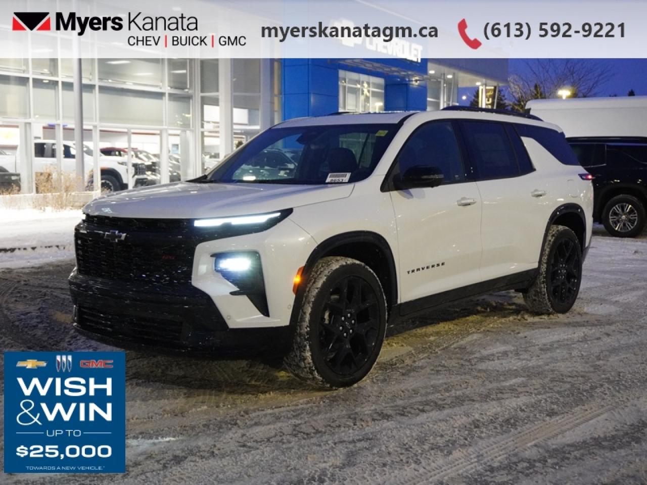 New 2026 Chevrolet Traverse RS  - Super Cruise -  Park Assist for sale in Kanata, ON