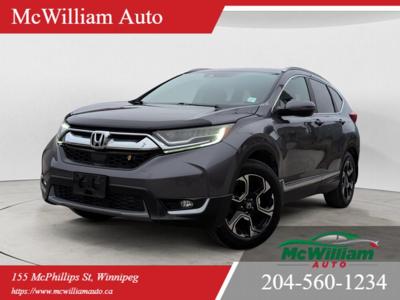 Used 2017 Honda CR-V Touring AWD | HTD STS & Wheel | LTHR | SUN ROOF | PWR LIFT GATE | for sale in Winnipeg, MB