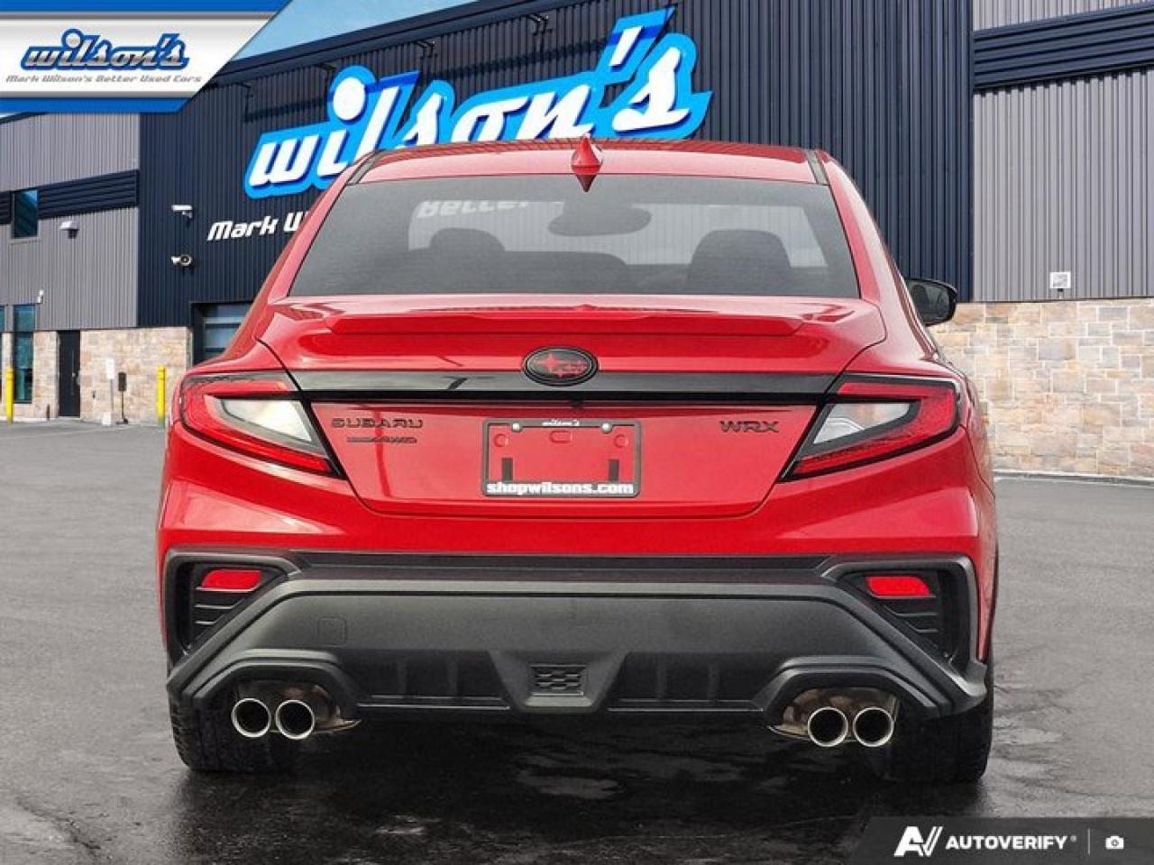 2023 Subaru WRX Sport-tech | 6-Speed Manual | Nav | Sunroof | Harman Kardon | Ultrasuede Seats | CarPlay and More ! Photo