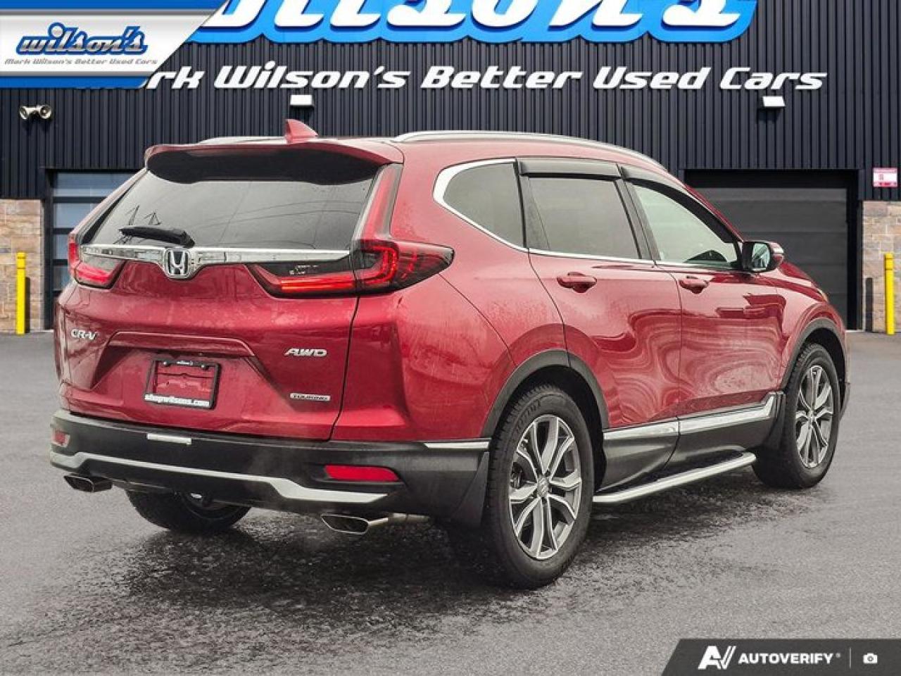 2021 Honda CR-V Touring AWD | Leather | Sunroof | Nav | Heated Wheel + Seats | Adaptive Cruise | CarPlay & More ! Photo4