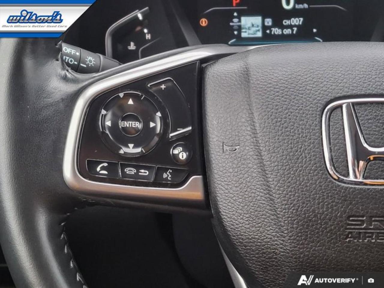 2021 Honda CR-V Touring AWD | Leather | Sunroof | Nav | Heated Wheel + Seats | Adaptive Cruise | CarPlay & More ! Photo