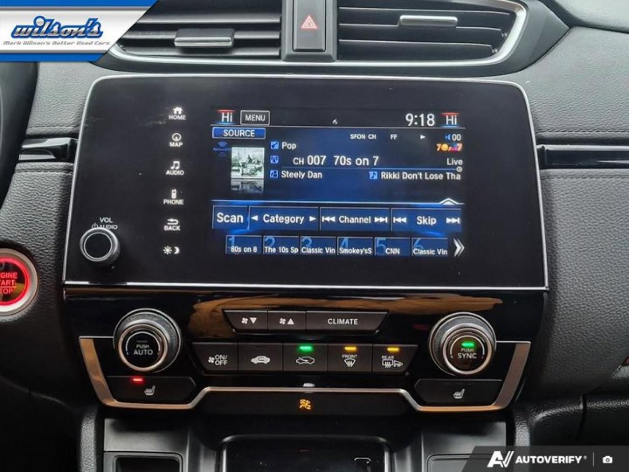 2021 Honda CR-V Touring AWD | Leather | Sunroof | Nav | Heated Wheel + Seats | Adaptive Cruise | CarPlay & More ! Photo