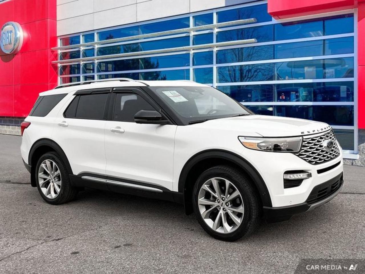 2021 Ford Explorer Platinum | Loaded | EcoBoost | Leather | Moonroof | and More ! Photo0