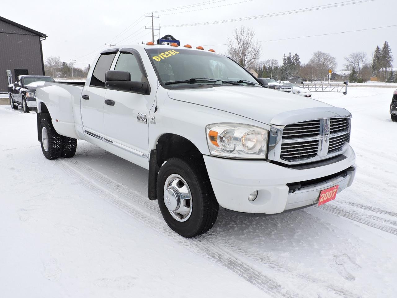 Used 2007 Dodge Ram 3500 6.7L Diesel 6-Speed Standard New Tires + Brakes for sale in Gorrie, ON