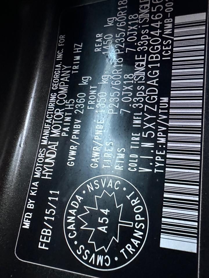 2011 Hyundai Santa Fe GL SPORT - Photo #16