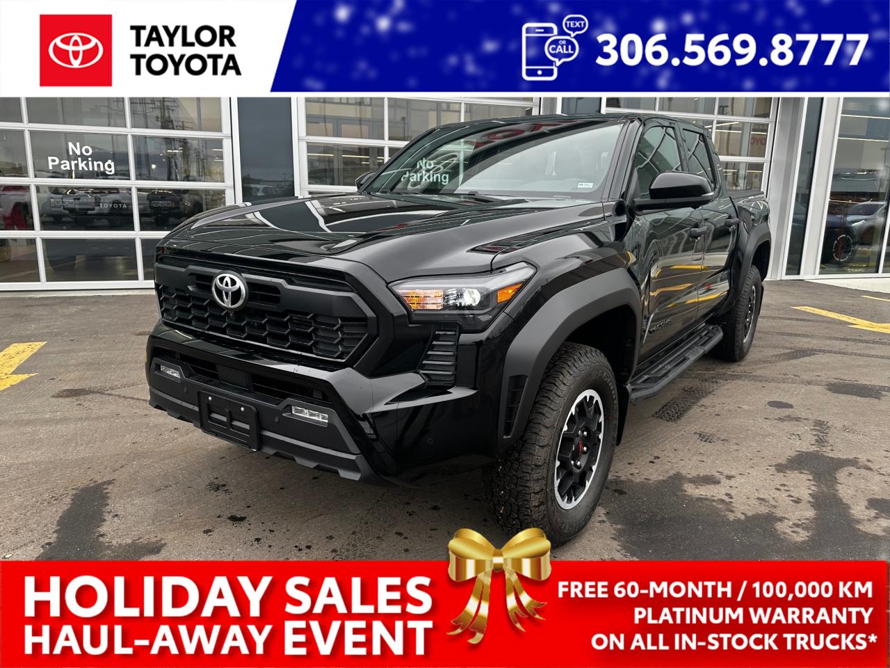 New 2025 Toyota Tacoma Get a FREE 60-Month / 100,000 km Platinum Warranty — This Month Only! for sale in Regina, SK