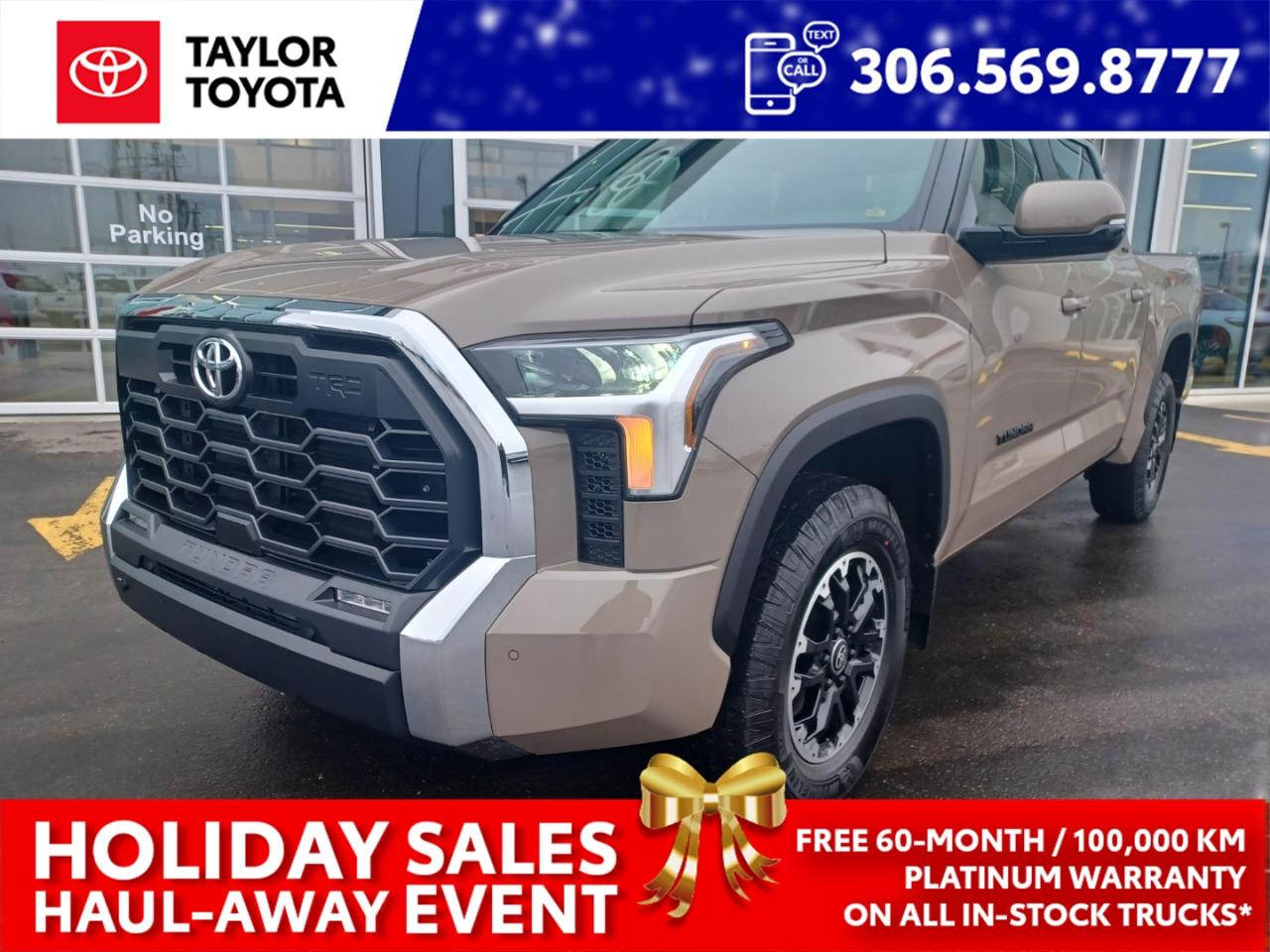 New 2026 Toyota Tundra SR FREE 60-Month / 100,000 km Platinum Warranty on all In-Stock 2026 Tundra Models for sale in Regina, SK