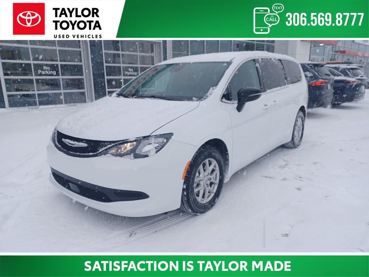 Pentastar 3.6L V6 VVT 9-Speed Automatic FWD<br /><br /><br />As a family run business, we at Taylor Toyota understand the need to provide you with the highest quality automobile goods and services. Our services dont start and stop from the moment you step onto our lot to the moment you drive off; we always make sure you are being taken care of throughout the lifetime of your vehicle.<br /><br /><br />90-Day No Payment Promotion On approved credit. Interest may accrue during the deferral period. The 90-day payment deferral is offered through participating lenders, including Scotiabank, and is subject to lender approval. Final terms and conditions are determined by the lending institution.