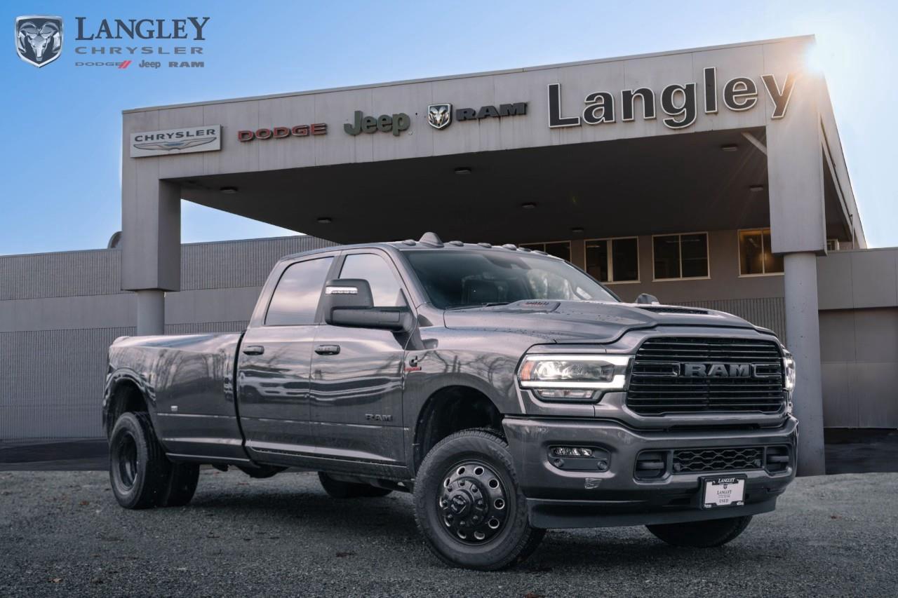 Used 2024 RAM 3500 Laramie DUALLY- DIESEL -AISIN TRANSMISSION LOCAL NO ACCIDENTS NIGHT EDITION for sale in Surrey, BC