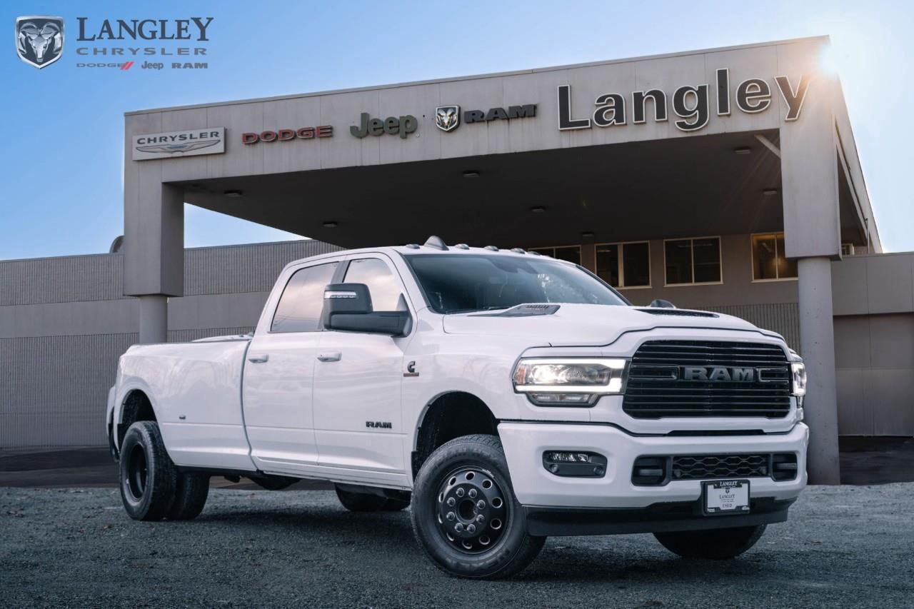 Used 2024 RAM 3500 Laramie DUALLY- DIESEL -AISIN TRANSMISSION LOCAL NO ACCIDENTS NIGHT EDITION for sale in Surrey, BC