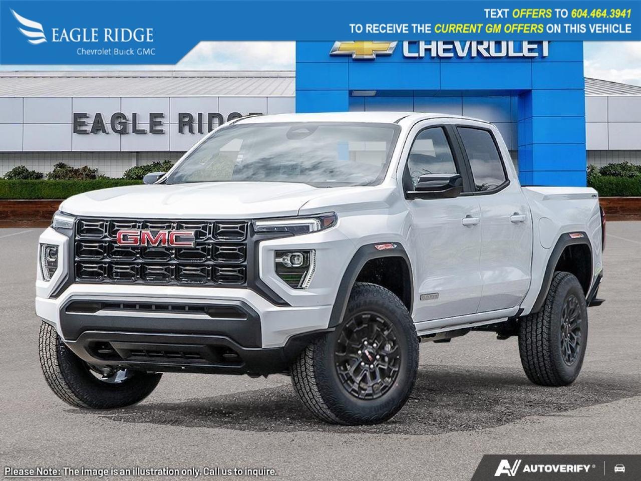 New 2026 GMC Canyon Elevation Forward Collision Alert, and Automatic Emergency Braking. Blind Zone Steering Assist, 310HP Turbo Engine, Off-Road Performance Display, High-Definition Rear Vision Camera† with Hitch View, and Premium for sale in Coquitlam, BC