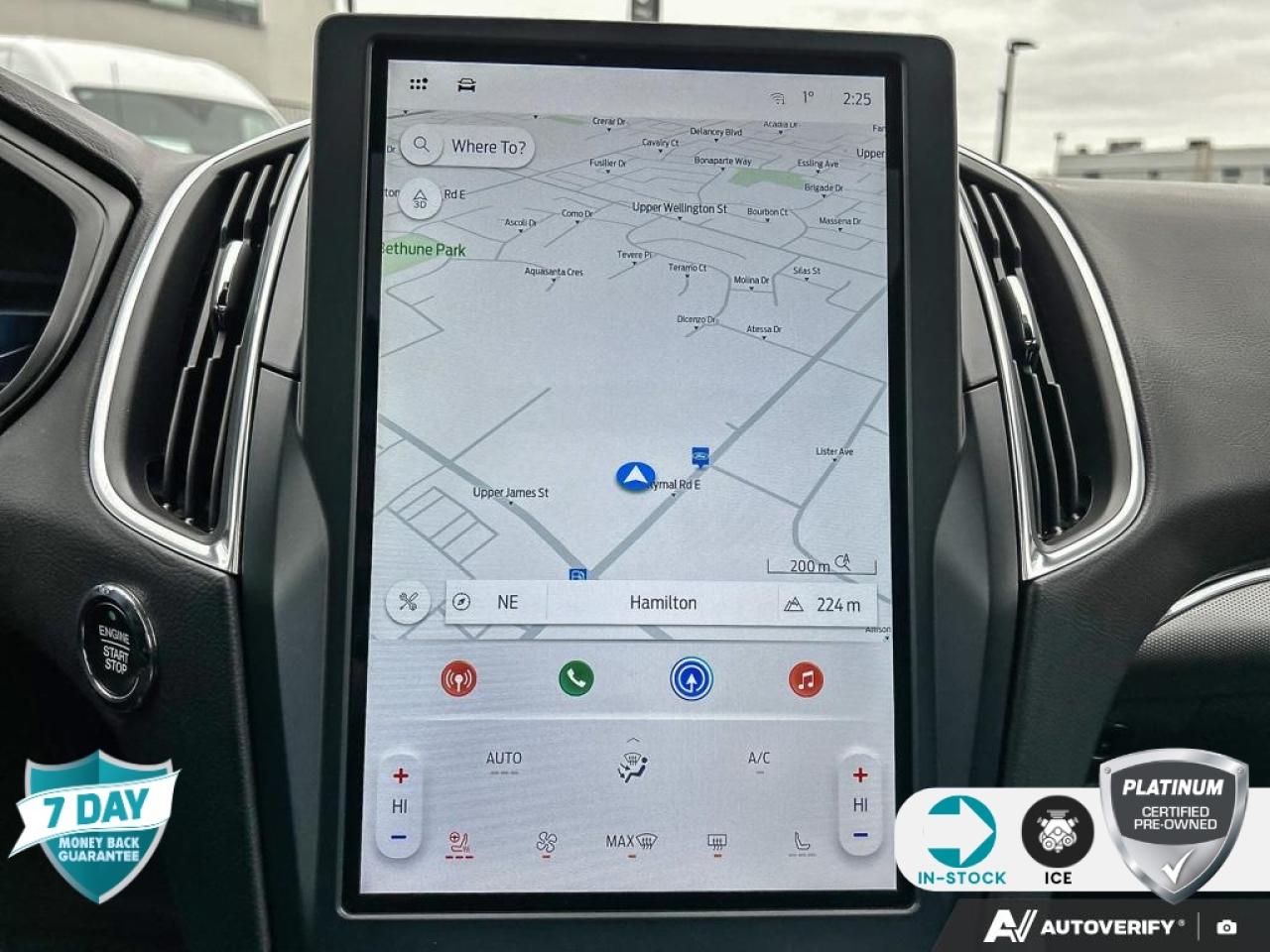 2022 Ford Edge V6 AWD ST SUNROOF LEATHER LOW KMS!! Photo