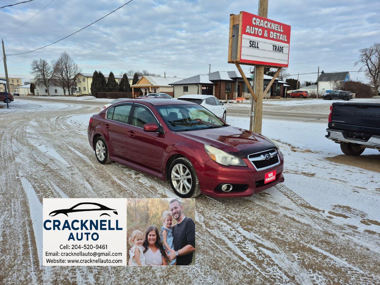 Used 2013 Subaru Legacy 4dr Sdn Man 2.5i w/Touring Pkg for sale in Carberry, MB