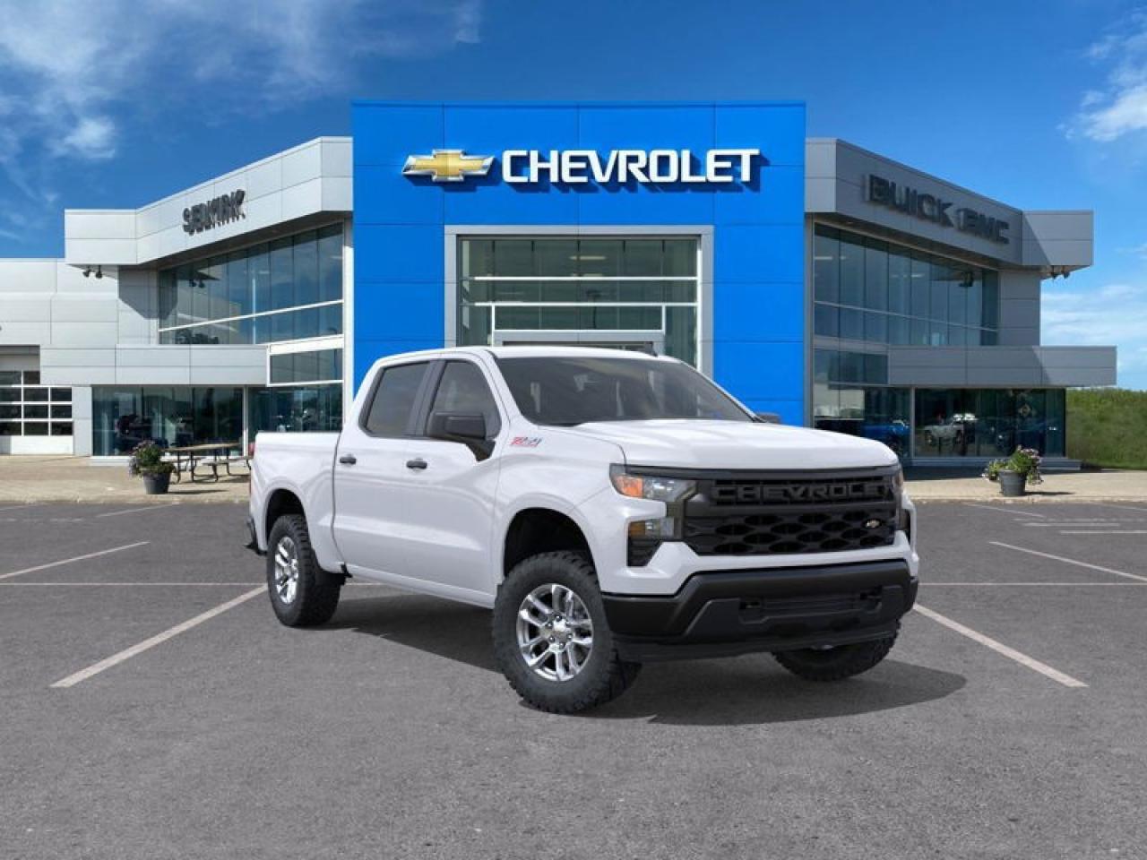 New 2026 Chevrolet Silverado 1500 Crew Cab Short Box 4-Wheel Drive Work Truck for sale in Selkirk, MB