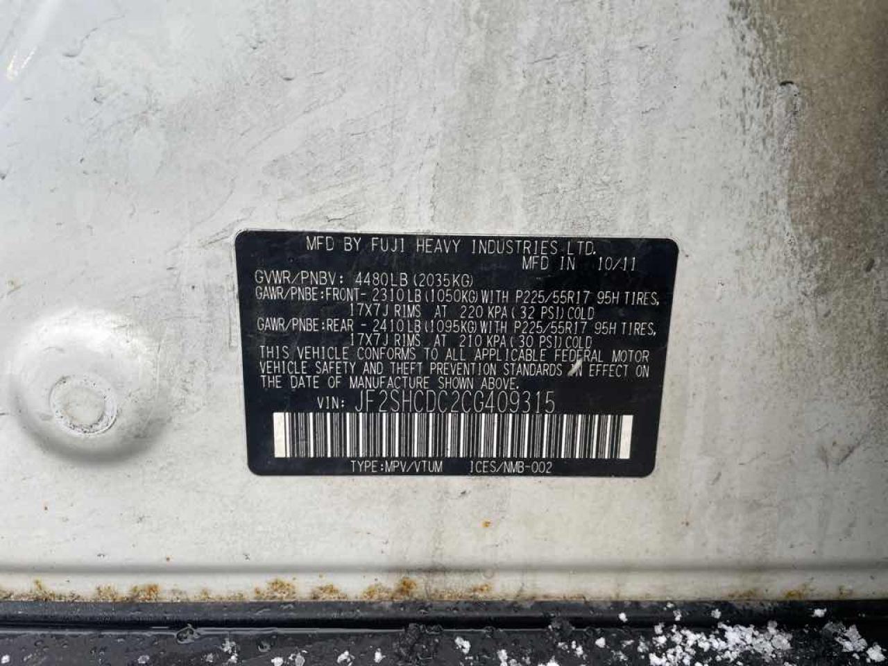 2012 Subaru Forester 2.5X Prem - Photo #13