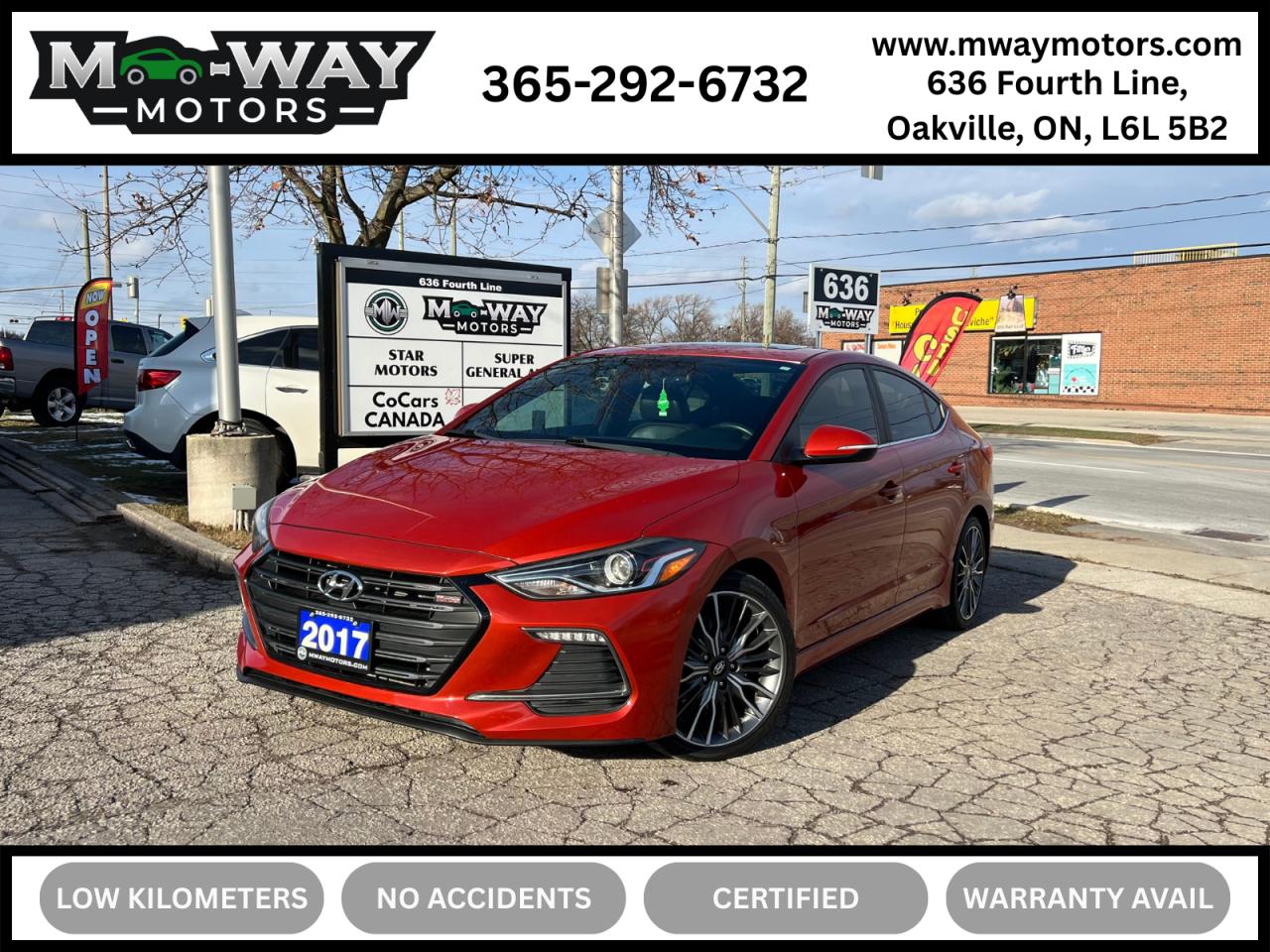 Used 2017 Hyundai Elantra Sport Tech NO ACCIDENTS HEATED SEATS & STEERING for sale in Oakville, ON